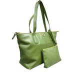 Bolsa Shopping Oliva Couro Grande