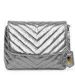 Bolsa Camila Prata Couro Matelassê