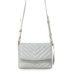 Bolsa Camila Branca Couro Matelassê