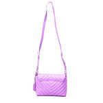 Bolsa Camila Lilás Candy Couro Matelassê
