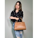 Bolsa Tote Caramelo Couro Média