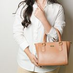 Bolsa Tote Mel Couro Alça Removível