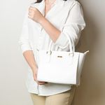 Bolsa Tote Branco Couro
