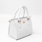 Bolsa Tote Branco Couro