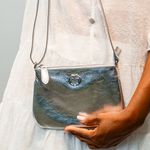 Bolsa Tiracolo Prata Couro