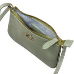 Bolsa Tiracolo Verde Musgo Couro