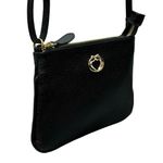 Bolsa Tiracolo Preta Couro