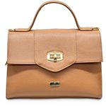 Bolsa Tote Caramelo Couro