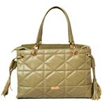 Bolsa Tote Pistache Couro Metalassê 