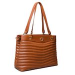 Bolsa Caramelo Tote Couro Grande