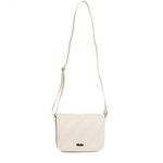 Bolsa Tiracolo Off White Em Couro Pequena