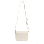 Bolsa Tiracolo Off White Em Couro Pequena