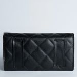Bolsa Clutch 3 em 1 Preta Couro com Alça Tiracolo/Pochete