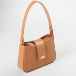 Bolsa Tiracolo Mel em Couro Pequena Mari