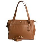 Bolsa Tiracolo Carmel Couro Alça Removível Grande