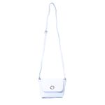 Bolsa Tiracolo Branca Em Couro Pequena Alice