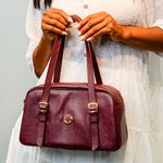 Bolsa Tiracolo Vinho Couro 