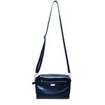 Bolsa Tiracolo Preta Couro 