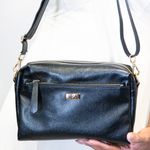 Bolsa Tiracolo Preta Couro 