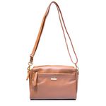 Bolsa Tiracolo Caramelo Couro 