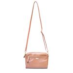 Bolsa Tiracolo Caramelo Couro 