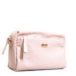 Bolsa Tiracolo Bege Couro 