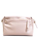 Bolsa Tiracolo Bege Couro 