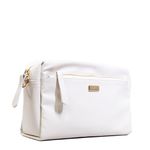 Bolsa Tiracolo Off White Couro 