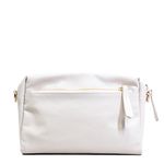 Bolsa Tiracolo Off White Couro 