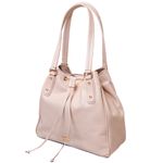 Bolsa Tote Bege Couro