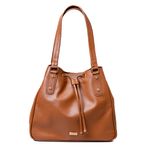 Bolsa Tote Caramelo Couro