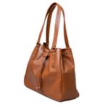 Bolsa Tote Caramelo Couro