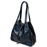 Bolsa Tote Preta Couro