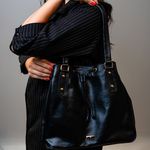 Bolsa Tote Preta Couro