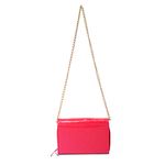 Bolsa Jana Night Vermelho Morango Couro Verniz Pequena