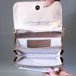 Bolsa Jana Night Prata Velha Couro Pequena