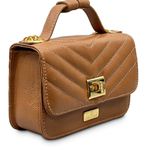 Bolsa Tiracolo Caramelo Débora Couro Pequena