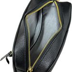 Bolsa Tiracolo Preta Couro Pequena