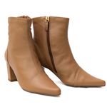 Bota Feminina Mel Couro Beatriz Cano Curto