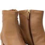 Bota Feminina Mel Couro Beatriz Cano Curto