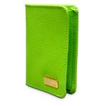 Carteira Feminina Maçã Verde Couro