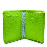Carteira Feminina Maçã Verde Couro