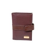 Carteira Feminina Marrom Couro