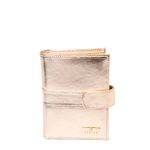 Carteira Feminina Dourada Couro