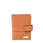 Carteira Feminina Caramelo Couro