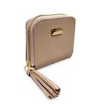 Carteira Feminina Bege Couro