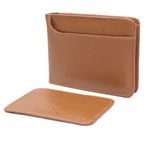 Carteira Masculina Caramelo em Couro