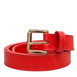 Cinto Feminino Vermelho Couro Sagian