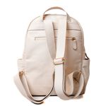 Mochila Feminina Off White Couro