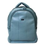 Mochila Masculina Verde Couro